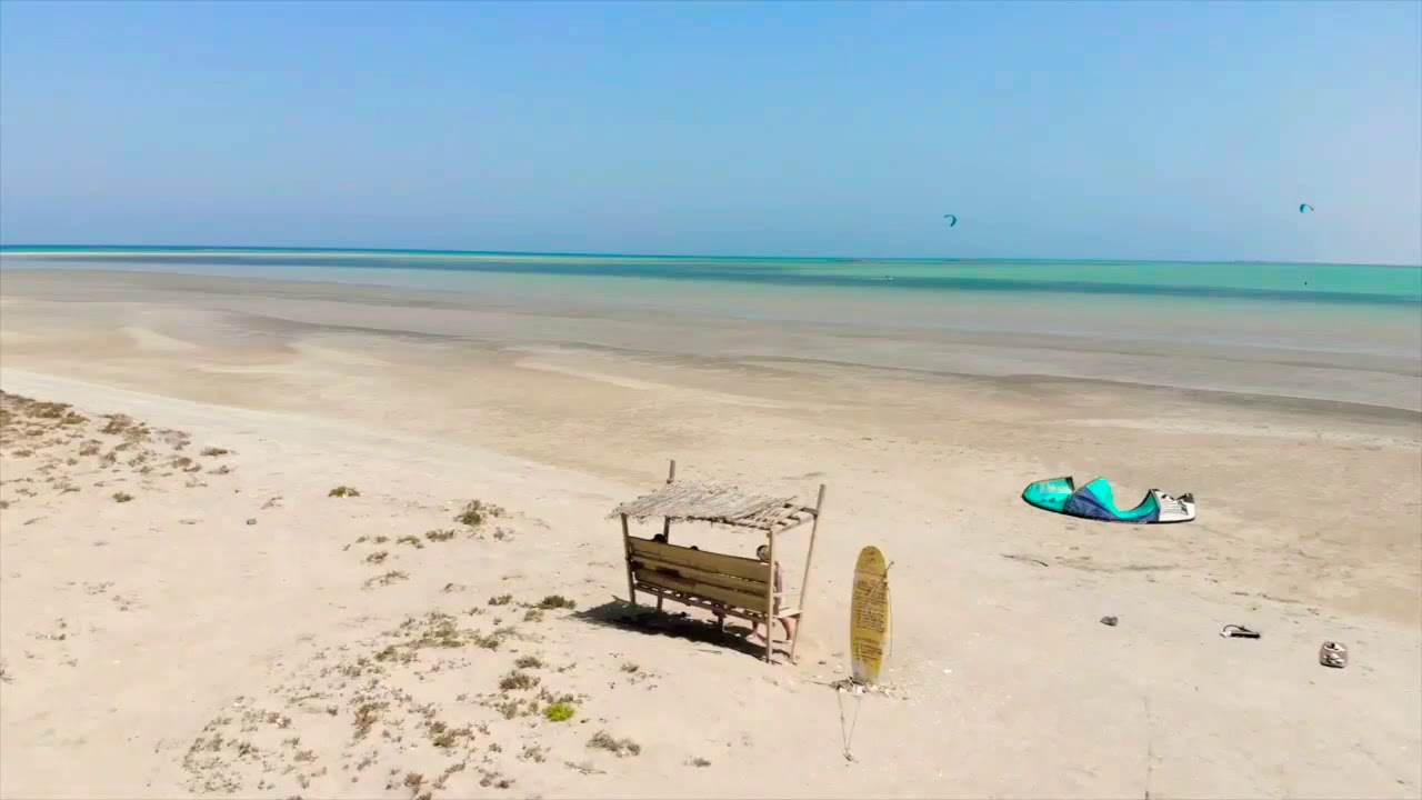Kite Surfing in Masirah Island